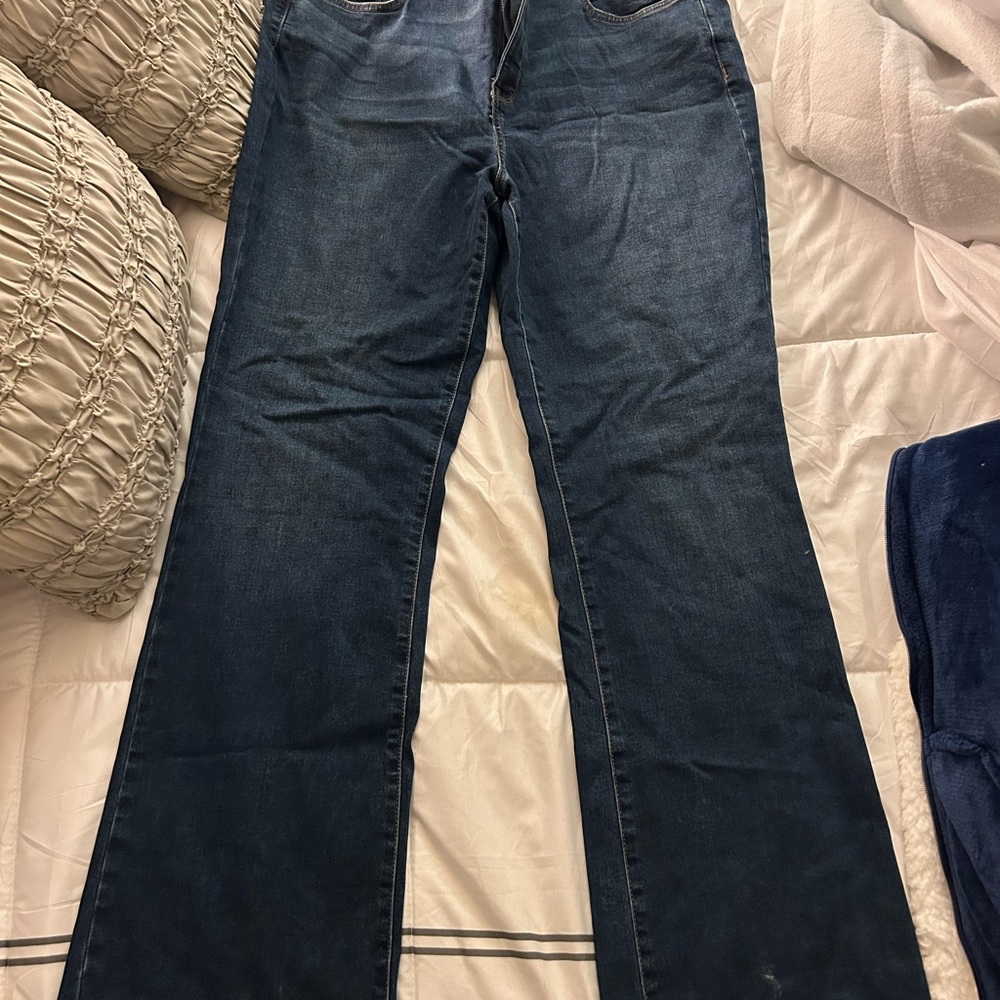 Nine West Dark Blue Flare Jeans